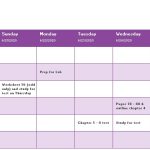 free weekly schedule template 9