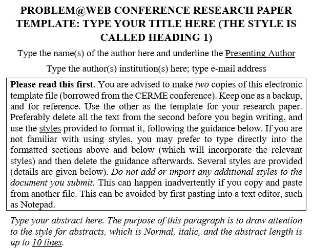 conference research paper example