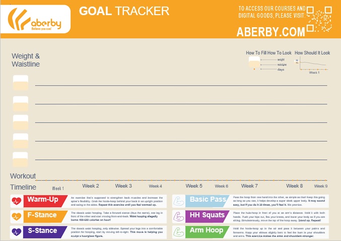 printable goal tracker template 7