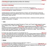 free commercial lease agreement template