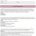 editable classroom management plan template