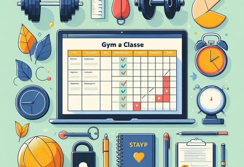 gym class schedule template