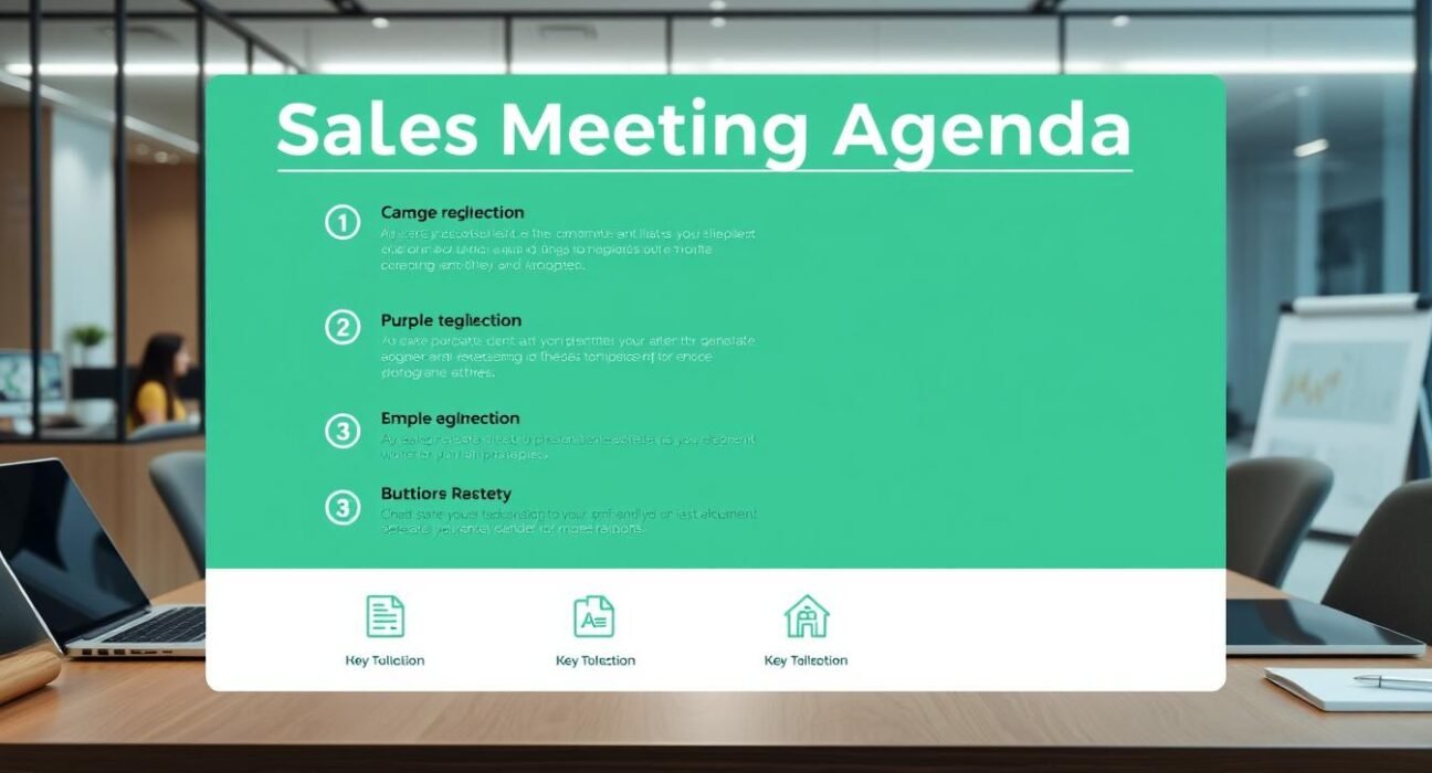 sales meeting agenda template